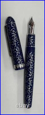 PLATINUM Fountain Pen 3776 Celluloid Arabesque Karakusa Design Rare Elegant F