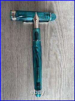 PLATINUM KUMPOO fountain pen Broad Nib # 3776 CENTURY Rare + Box And Literature