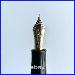 PLATINUM Makie #3776 Century Fountain Pen M Medium Nib14K Crane Old Model Rare