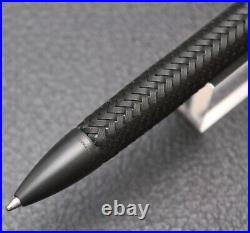 PORSCHE DESIGN P'3110 Tec Flex Matte Black Stainles Ballpoint Pen wz/Box Rare