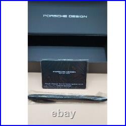 PORSCHE DESIGN P'3110 Tec Flex Matte Black Stainles Ballpoint Pen wz/Box Rare
