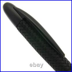 PORSCHE DESIGN P'3110 Tec Flex Matte Black Stainles Ballpoint Pen wz/Box Rare