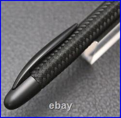PORSCHE DESIGN P'3110 Tec Flex Matte Black Stainles Ballpoint Pen wz/Box Rare