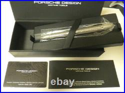 PORSCHE DESIGN P`3110 Tec Flex Stainles Ballpoint Pen withBox, Guarantee Super Rare