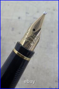 Parker 75 Fountain Pen with RARE DOUBLE BROAD OBLIQUE, 92 nib! 2nd. Q. 1991