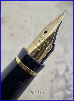 Parker 75 Fountain Pen with RARE DOUBLE BROAD OBLIQUE, 92 nib! 2nd. Q. 1991
