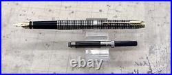 Parker 75 Fountain Pen with RARE DOUBLE BROAD OBLIQUE, 92 nib! 2nd. Q. 1991