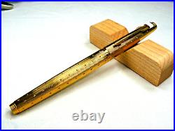 Parker 75 Perle Fountain Pen With Rare'87' Fine Right Oblique 18k Nib