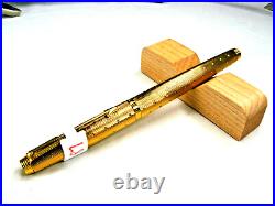 Parker 75 Perle Fountain Pen With Rare'87' Fine Right Oblique 18k Nib