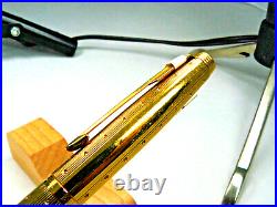 Parker 75 Perle Fountain Pen With Rare'87' Fine Right Oblique 18k Nib