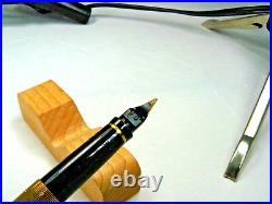 Parker 75 Perle Fountain Pen With Rare'87' Fine Right Oblique 18k Nib