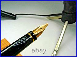 Parker 75 Perle Fountain Pen With Rare'87' Fine Right Oblique 18k Nib