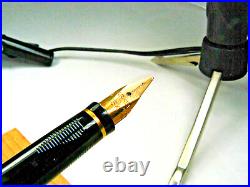 Parker 75 Perle Fountain Pen With Rare'87' Fine Right Oblique 18k Nib