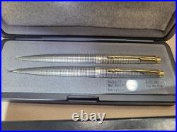 Parker 75 Sterling Silver. 14K GF. Ballpoint Pen Pencil Set. New In Boxes. Rare