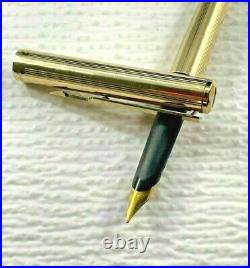 Parker 95 Fountain Pen -Rare 12K Gold Filled -Gold Plated M Nib