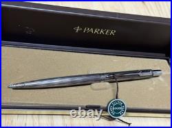 Parker Ambassodor Ballpoint Pen Heavy Silver Plated NIB Rare Beauty 70's USA