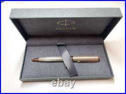 Parker Ballpoint Pen Sonnet Premium Silver Shisere New Japan extremely rare 213