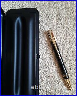 Parker Duofold Ballpoint Pen, RARE, Black withGold Trim, New in Box, 97832