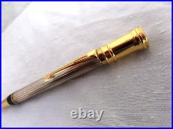 Parker Duofold Ballpoint Pen Sterling Silver New In Box Very Rare Pen