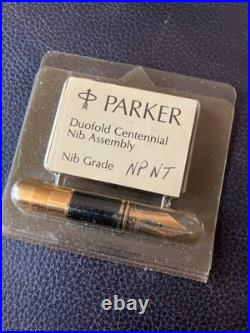 Parker Duofold Centennial Nib Unit Rare NEEDLEPOINT #80 Arrow Style