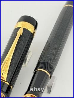 Parker Duofold Greenwich Special Edition Rare Black Rollerball Pen Year 1999
