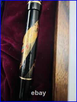 Parker Duofold Maki-e Limited Edition Raijin Thunder God NEW RARE Fountain Pen Parker Duofold Maki-e Limited Edition Raijin Thunder God NEW RARE Fountain Pen