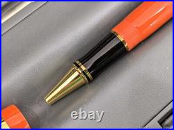 Parker Duofold New Pen With Box Case And Pocket Case Rare Orange