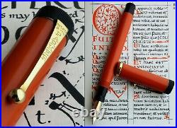 Parker Duofold Senior RHR Fountain Pen 1922. 14C F Flex Nib. Serviced. V. Rare