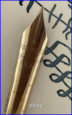 Parker Duofold Sr Fountain Pen 14K Nib Super Flexible Rare To Find