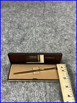 Parker Fountain Pen 12K Gold Filled Gold Plated M Rare Vintage New In Box