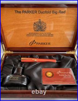 Parker Fountain Pen Duofold Edition Limited RARE M 18K Big Red Centennial Nib JP