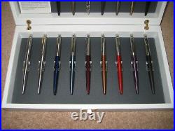 Parker Jotter 16 Ballpoint Pens Very Rare Sales Presentation Case