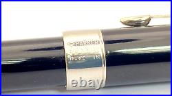 Parker Sonnet Series Fountain Pen In Box Rare Black Chrome Trim 18k Medium Nib Parker Sonnet Series Fountain Pen In Box Rare Black Chrome Trim 18k Medium Nib