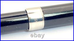 Parker Sonnet Series Fountain Pen In Box Rare Black Chrome Trim 18k Medium Nib Parker Sonnet Series Fountain Pen In Box Rare Black Chrome Trim 18k Medium Nib