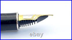 Parker Sonnet Series Fountain Pen In Box Rare Black Chrome Trim 18k Medium Nib Parker Sonnet Series Fountain Pen In Box Rare Black Chrome Trim 18k Medium Nib