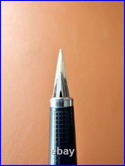 Parker Vector France Needle Nib Fountain Pen Rare Brown Marble Gold Trim