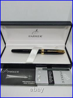 Parker fountain pen 18-karat gold nib/ink set New Japan extremely rare 192