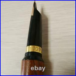 Parker vintage fountain pen serial number 009 Nib 14 K wooden rare f/s