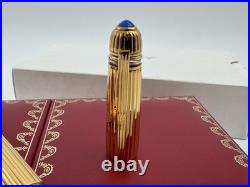 Pasha De Cartier 1989 Vintage 18k Gold Nib Fountain Pen New 100% Genuine Rare