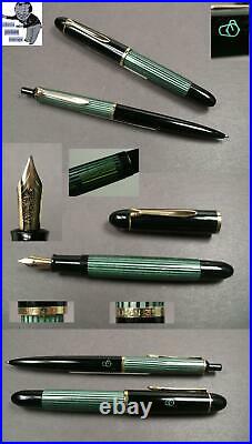 Pelikan 140 fountain pen and ballpoint with rare KF nib #