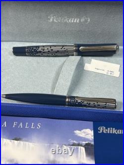 Pelikan 2007 Niagara Falls Limited Edition Set M640 Fountain Pen & Pen New Rare Pelikan 2007 Niagara Falls Limited Edition Set M640 Fountain Pen & Pen New Rare