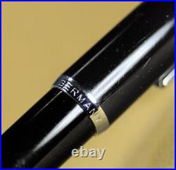Pelikan? 486 Rare Black&CT HF Gold 14C nib German Fountain pen c. 1966's