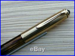 Pelikan 500 NN Rolled Gold Fountain Pen 14k EF Nib Excellent and Rare 1950s