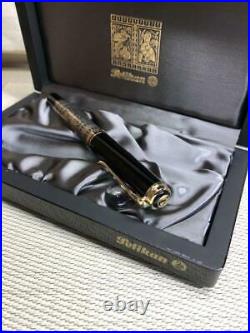Pelikan Fountain Pen Rare #900 toledo EN Stamp Hallmark Nib Gold 18K Fine