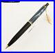 Pelikan_K200_Ballpoint_Pen_in_Blue_Marble_clipless_rare_type_with_nib_chain_01_ge