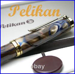 Pelikan M800 Grand Place Special Edition 2016 Gold 18c 750 Nib Rare Fountain Pen