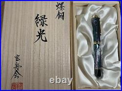 Pelikan Raden Green Ray Souveran M1000 Limited 400 Maki-e Fountain Pen rare