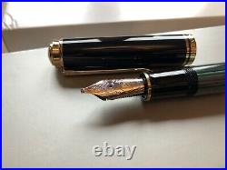 Pelikan Souveran M1000 Fountain Pen With Very Rare Triple Broad Gold Nib