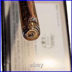 Pelikan Souveran M800 Renaissance Brown 18C Fountain Pen M Nib Boxed Rare