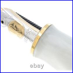 Pelikan White Tiger 18K Fountain Pen Medium Nib Limited Edition 888 Rare USED